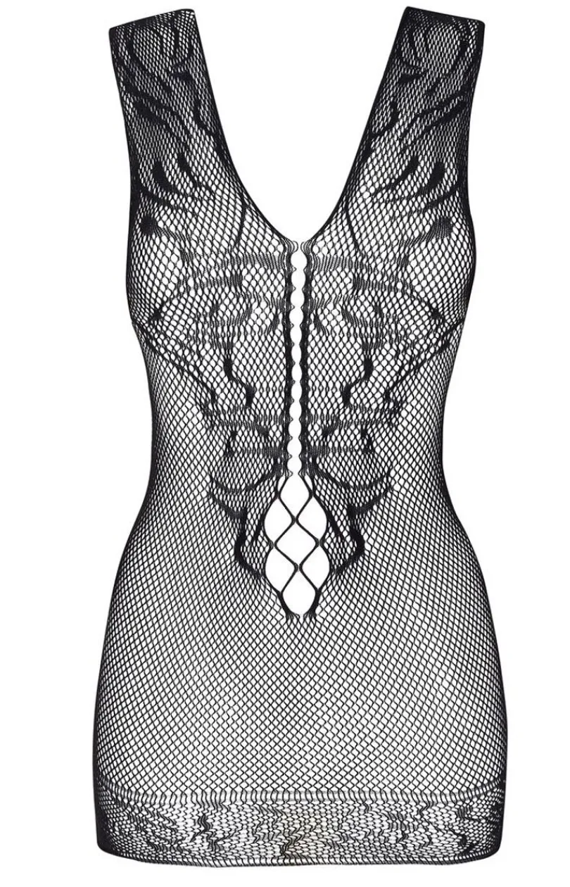 Beauty Night Bodystocking|Koszulki - Siateczkowa koszulka sukienka bodystocking Brenda