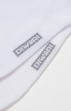 Skarpetki stopki męskie białe 3Dsocks