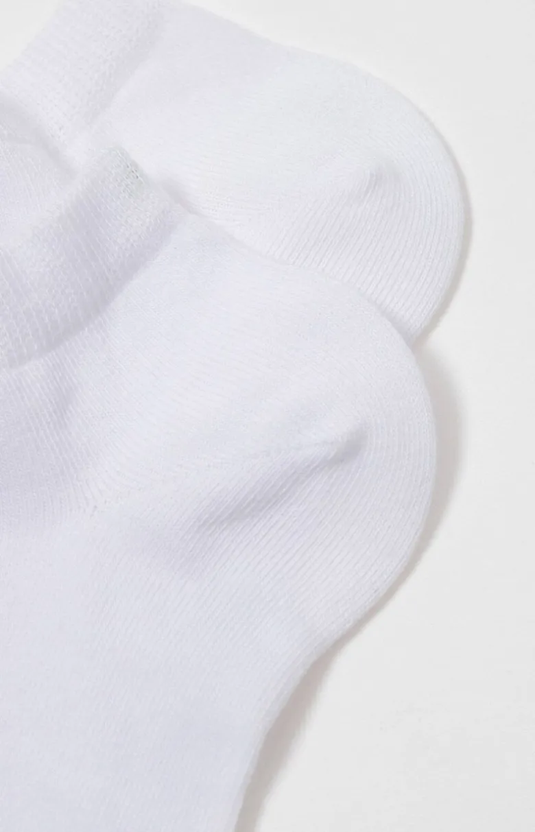 Skarpetki stopki męskie białe 3Dsocks