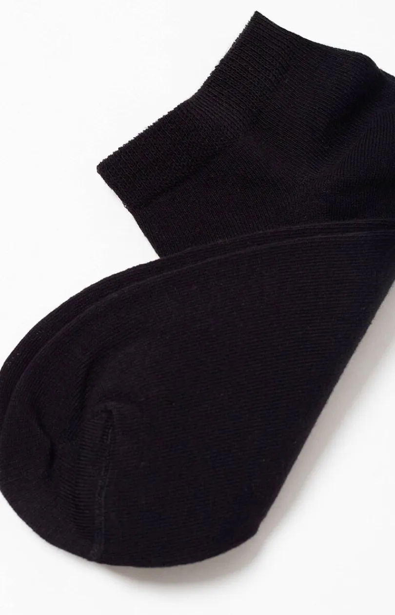 Damskie Conte Skarpety Stopki|Bawełniane Skarpetki - Skarpetki stopki męskie czarne 3Dsocks