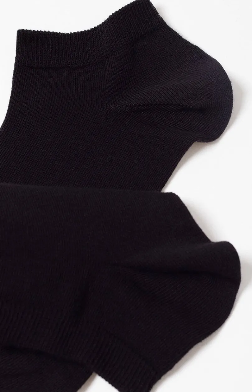 Damskie Conte Skarpety Stopki|Bawełniane Skarpetki - Skarpetki stopki męskie czarne 3Dsocks