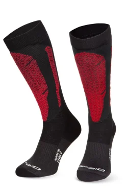 Skarpety sportowe czarno-czerwone Coolmax Adrenaline