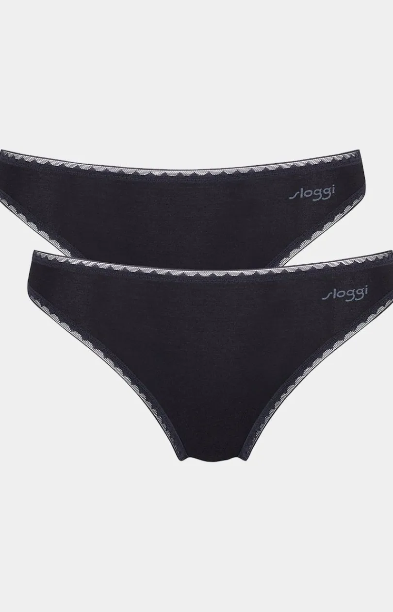 Damskie Sloggi Wielopaki Damskie|Wielopaki Damskie - bawełniane figi tai dwupak GO 10207351