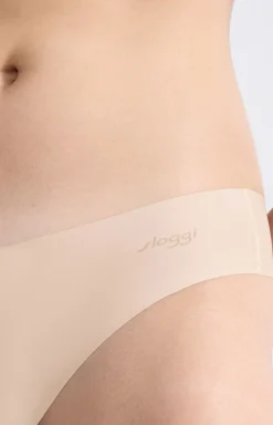 Sloggi beżowe stringi ZERO Microfibre 2.0 Hipstring 10214627