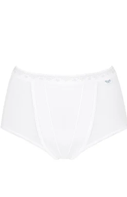 Sloggi Control Maxi wysokie białe figi damskie plus size 10005203