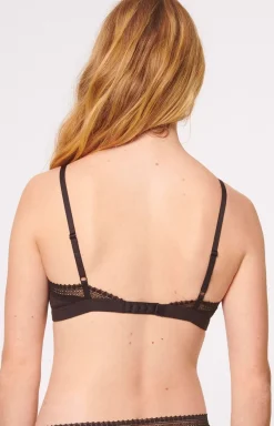 Sloggi Biustonosze Braletka|Biustonosz Bez Fiszbin - czarna braletka GO Ribbed R 10217718