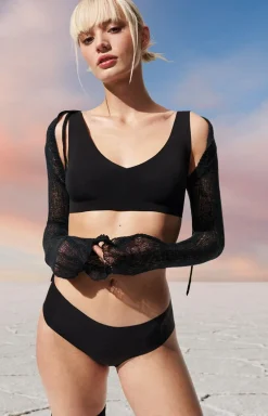 Sloggi czarne figi damskie Zero Feel 2.0 10217844