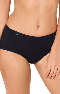 Sloggi 3-pack figi damskie czarne 24/7 Microfibre H Midi C3P 10180855