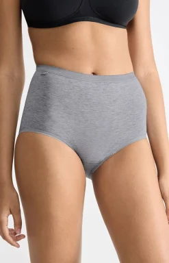 Damskie Sloggi Wielopaki Damskie|Figi Bawełniane - 4-pak figi damskie wysokie Basic+ Maxi 10103326-V016