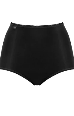 Damskie Sloggi Majtki Z Wysokim Stanem|Wielopaki Damskie - 3-pak figi damskie wysokie 24/7 Microfibre 10180854-0004