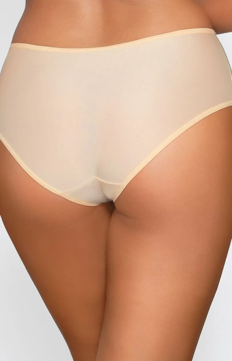 Damskie PariPari Lingerie Figi, Stringi, Panty|Figi Damskie - ophia beżowe figi dakie