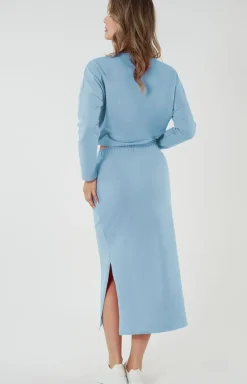 Spódnica damska maxi niebieska Stella