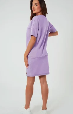 Italian Fashion Moda - pódnica daka ini liliowa tella