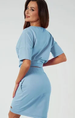 Italian Fashion Moda - pódnica daka ini niebieka tea
