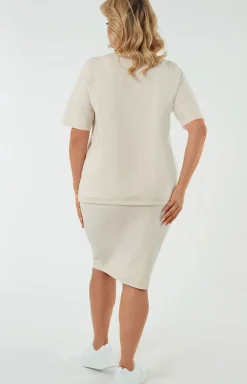 Italian Fashion Moda - pódnica idi beżowa tella
