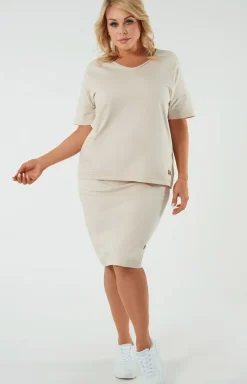 Italian Fashion Moda - pódnica idi beżowa tella