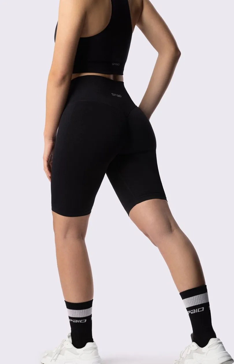 Damskie Spaio Legginsy|Kolarki Damskie - podenki dakie czarne portowe bikery Fex Innergy