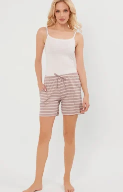 Damskie Italian Fashion Piżamy Bawełniane|Piżamy Damskie Krótkie - podenki damkie krótkie w paki Betty