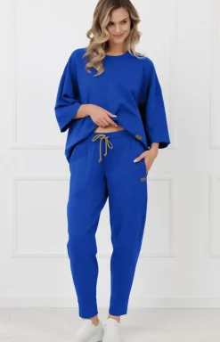 Spodnie dresowe damskie kobaltowe Kaori
