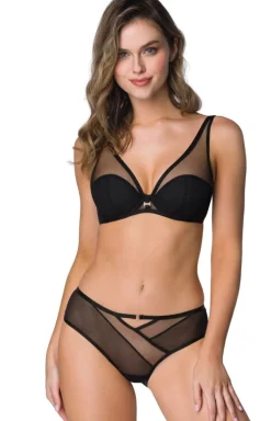 Stringi damskie czarny Esme S-3902/4