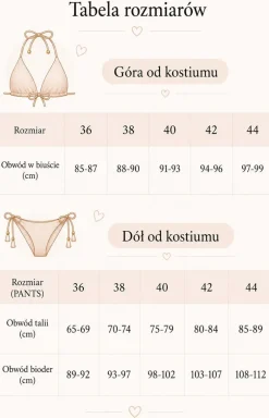 Strój kąpielowy dwuczęściowy push-up Alice-26/G 011 z odpinanymi ramiączkami