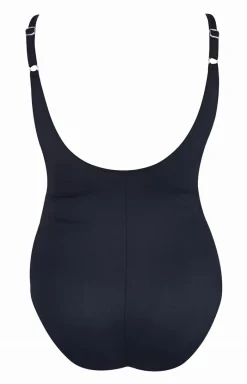 Damskie Lorin Strój Kąpielowy Na Duży Biust|Stroje Kąpielowe Jednoczęściowe - Strój kąpielowy jednoczęściowy Plus Size L4614 V1