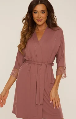 Szlafrok damski mocca Fanny 342