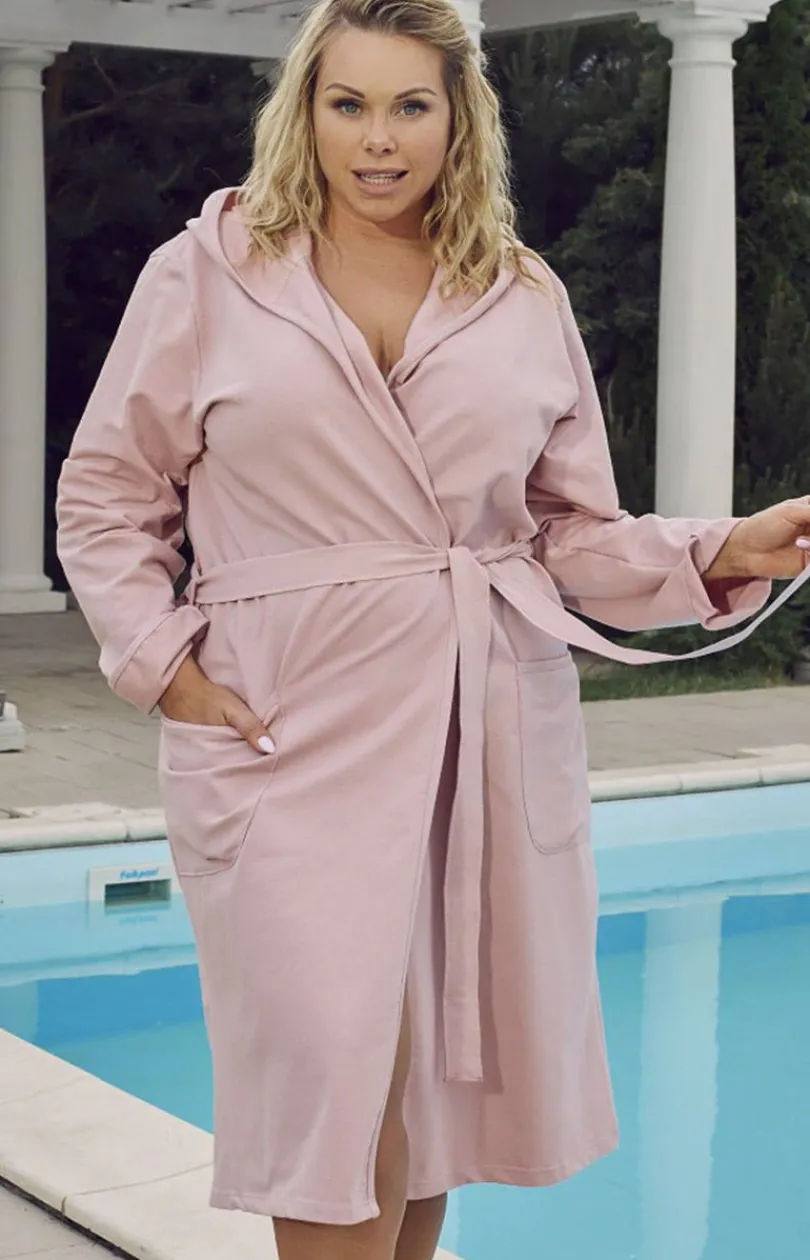 Damskie Italian Fashion Szlafroki I Peniuary|Szlafroki Damskie - zafrok daki na długi rękaw Karina