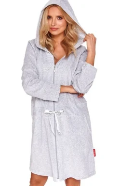 Damskie Doctor Nap Szlafroki I Peniuary|Bielizna Homewear - zafrok daki z kapture na zaek WO.1008
