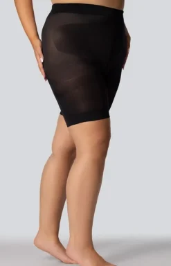 Szorty modelujące plus size czarne Smoothwear