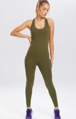 Tank top w kolorze khaki Adapt