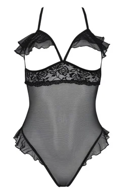 Passion Body|Body - Tiulowe czarne body Dolly