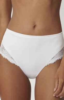 Damskie Triumph Figi, Stringi, Panty|Figi Z Wysokim Stanem - białe figi damskie z wysokim stanem Ladyform Soft Maxi 10210671