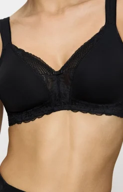 Triumph Biustonosze Miękkie|Biustonosz Koronkowy - biustonosz bez fiszbin Modern Lace+Cotton N 10207539-0004