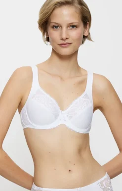Triumph Biustonosze Miękkie|Bielizna Ślubna - biustonosz miękki Modern Lace+Cotton W02 10213069-0003