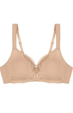 Triumph Biustonosz Bez Fiszbin|Bielizna Plus Size - biustonosz modelujący Modern Lace+Cotton 10207539-00EP