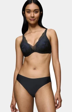 Triumph Figi Koronkowe - figi damskie Body Make-Up Illusion Lace Highleg Tai 10219711-0004