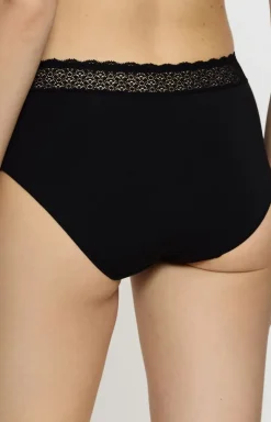 Triumph figi damskie z wysokim stanem czarne Feel of Modal 10214399