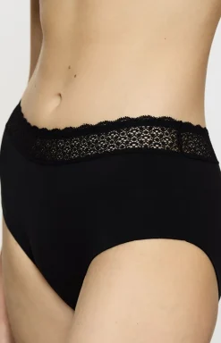 Triumph figi damskie z wysokim stanem czarne Feel of Modal 10214399