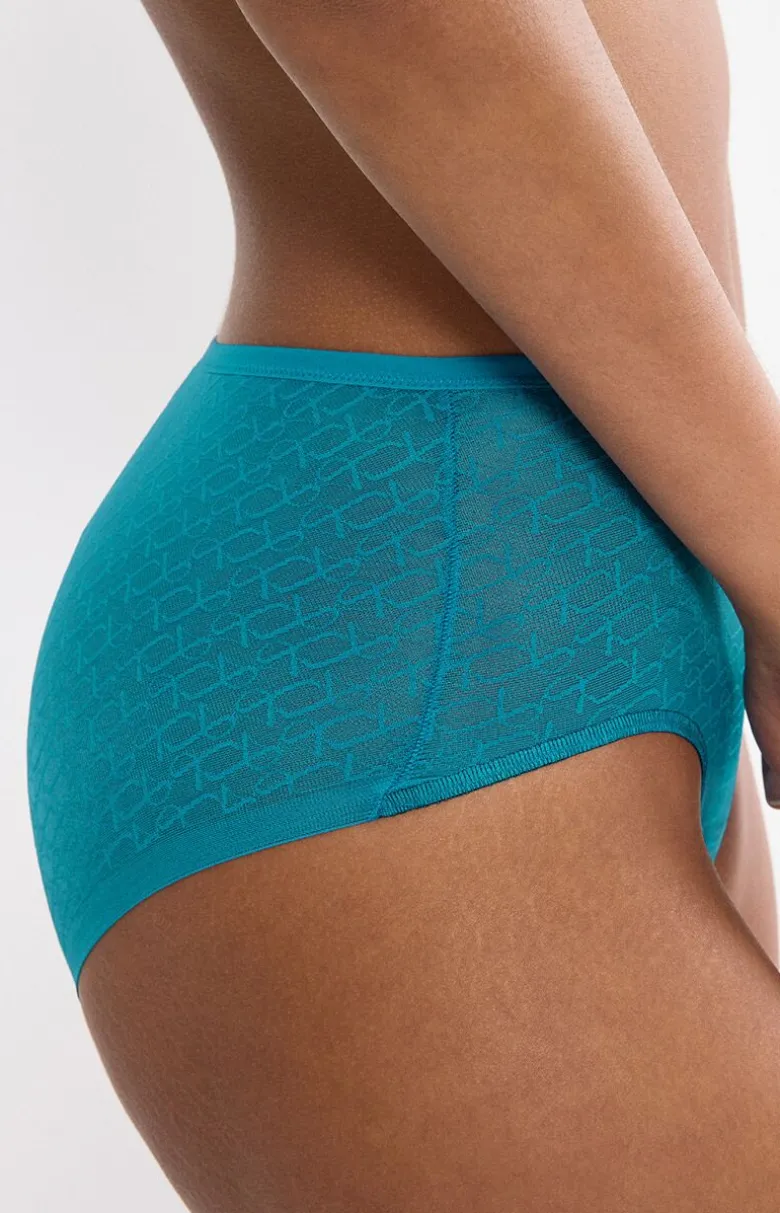 Triumph koronkowe figi damskie wysokie Signature Sheer Maxi EX 10215936-1802