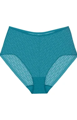 Triumph koronkowe figi damskie wysokie Signature Sheer Maxi EX 10215936-1802