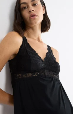 Damskie Triumph Koszule Nocne Damskie|Koszula Nocna Na Ramiączkach - koszula nocna damska z koronką Timeless Sensuality 10227238-0004