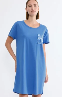 Triumph koszula nocna damska na krótki rękaw NIGHTDRESSES 10225066-005J