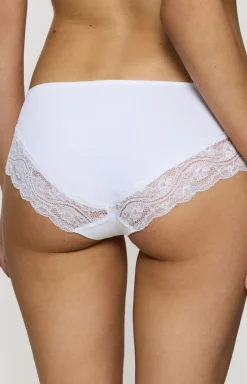 Triumph Figi Hipster - ovey icro Hipterki białe figi dakie 10182555