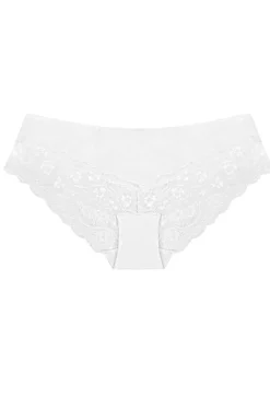 Triumph Figi Hipster - ovey icro Hipterki białe figi dakie 10182555