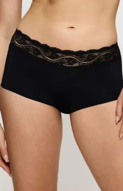 Triumph Lovely Micro shorty czarne majtki szorty damskie 10186128