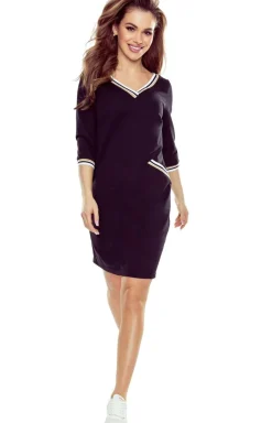 Eldar Moda|Bielizna Homewear - Tunika daka czarna Eva