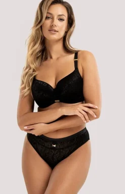 Unikat Biustonosz Koronkowy|Bielizna Plus Size - biustonosz usztywniany full cup Madera