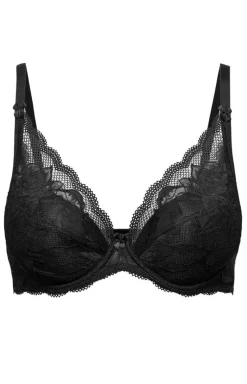 Vika Art. 1200 czarny koronkowy biustonosz push-up