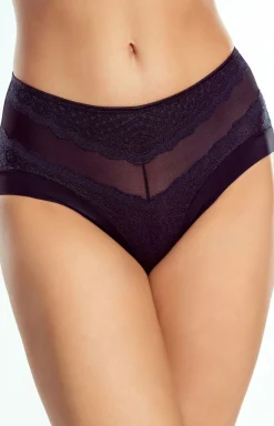 Wysokie figi damskie czarne Violina